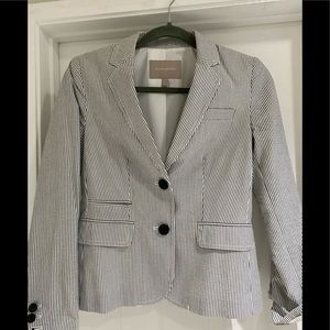 Banana Republic Blazer SearSucker 0 Petite